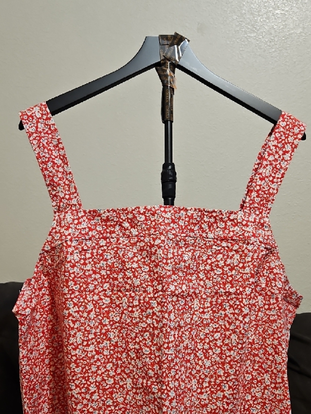 torrid Red Floral Square-Neck Tank - Picture 2 of 8